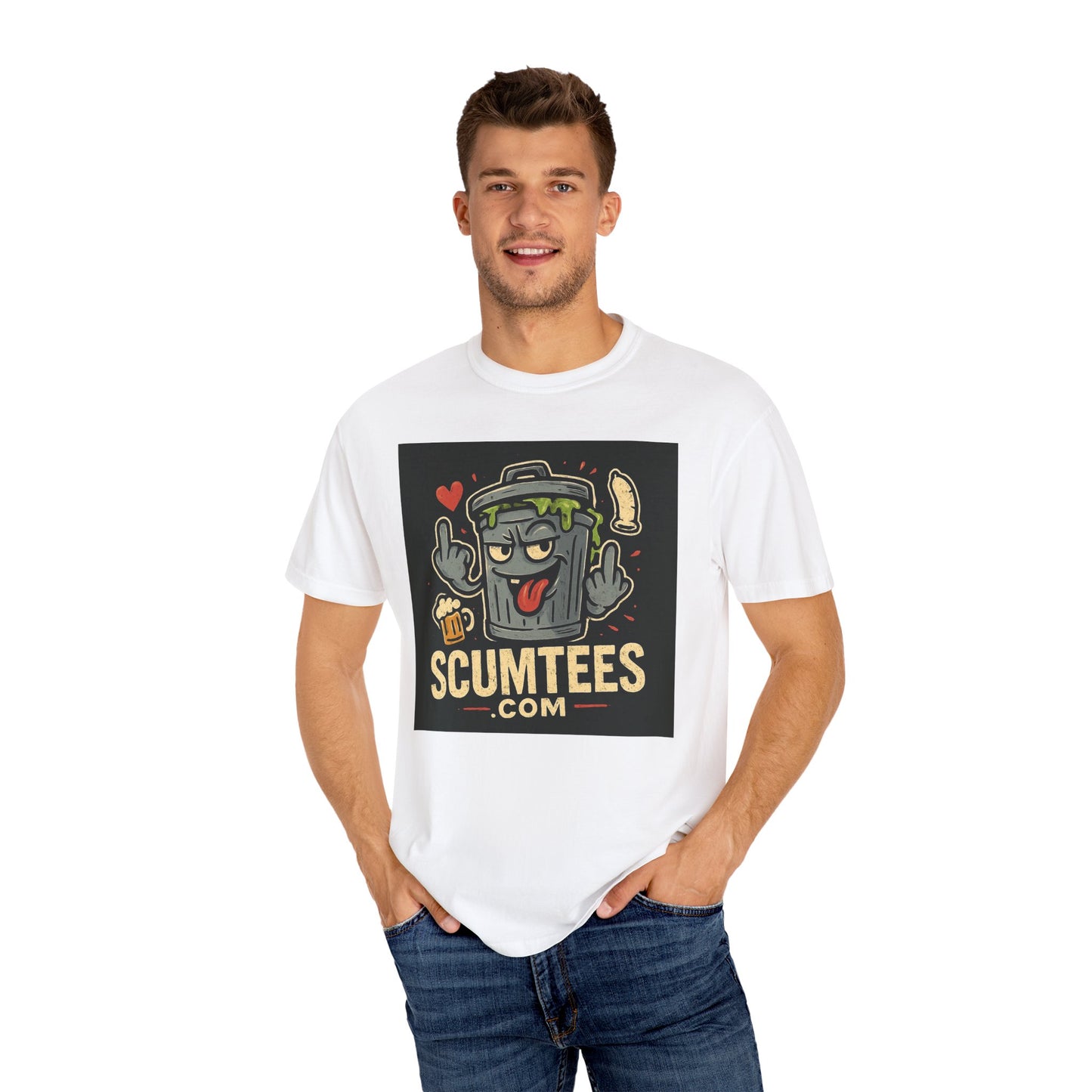 Scum Tees Original Unisex Garment-Dyed T-shirt