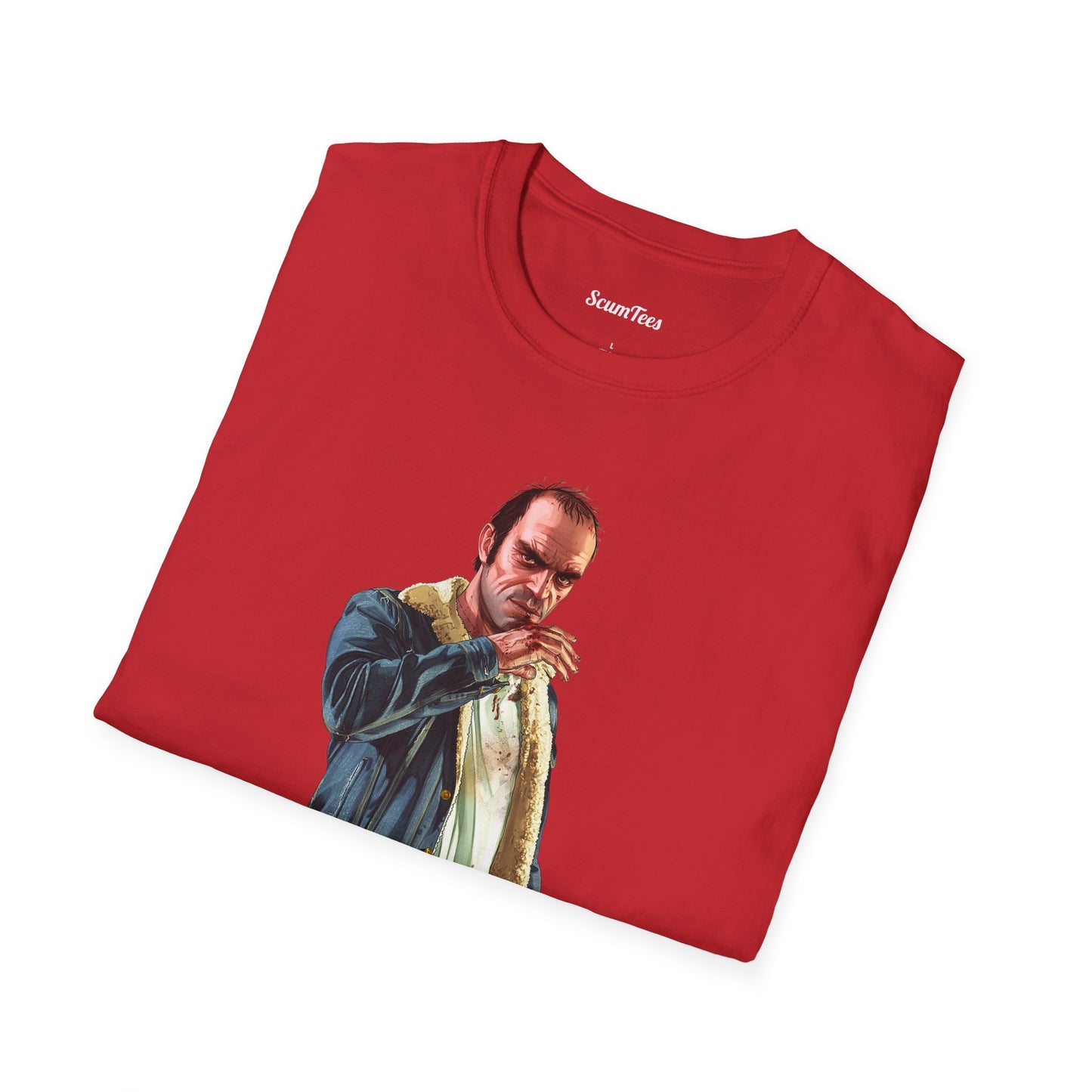GTA Trevor Portrait T-Shirt — Video Game Character Graphic Tee