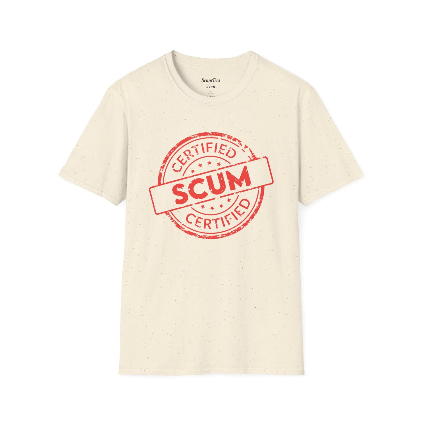 Certified Scum Unisex Softstyle T-Shirt