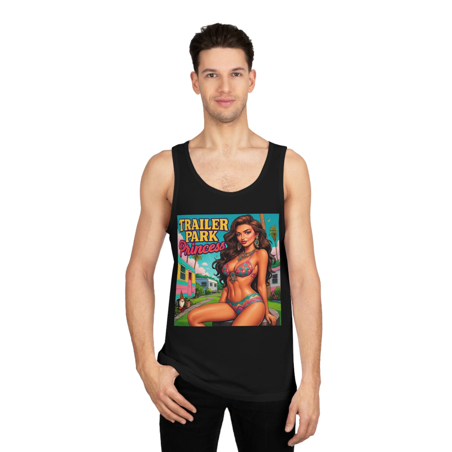 Trailer Park Princess Women's Flowy Racerback Tank