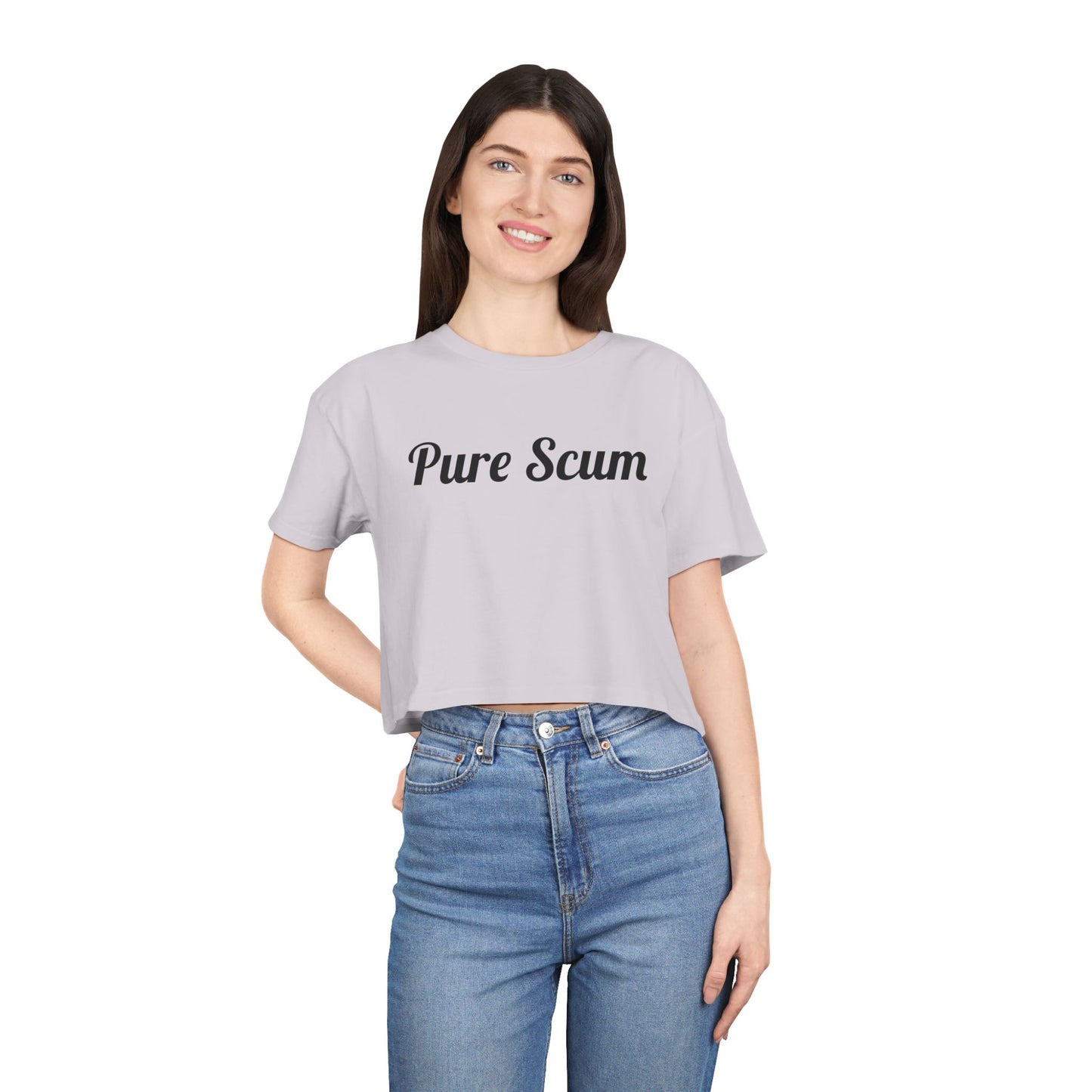 Pure Scum Women's Crop Tee