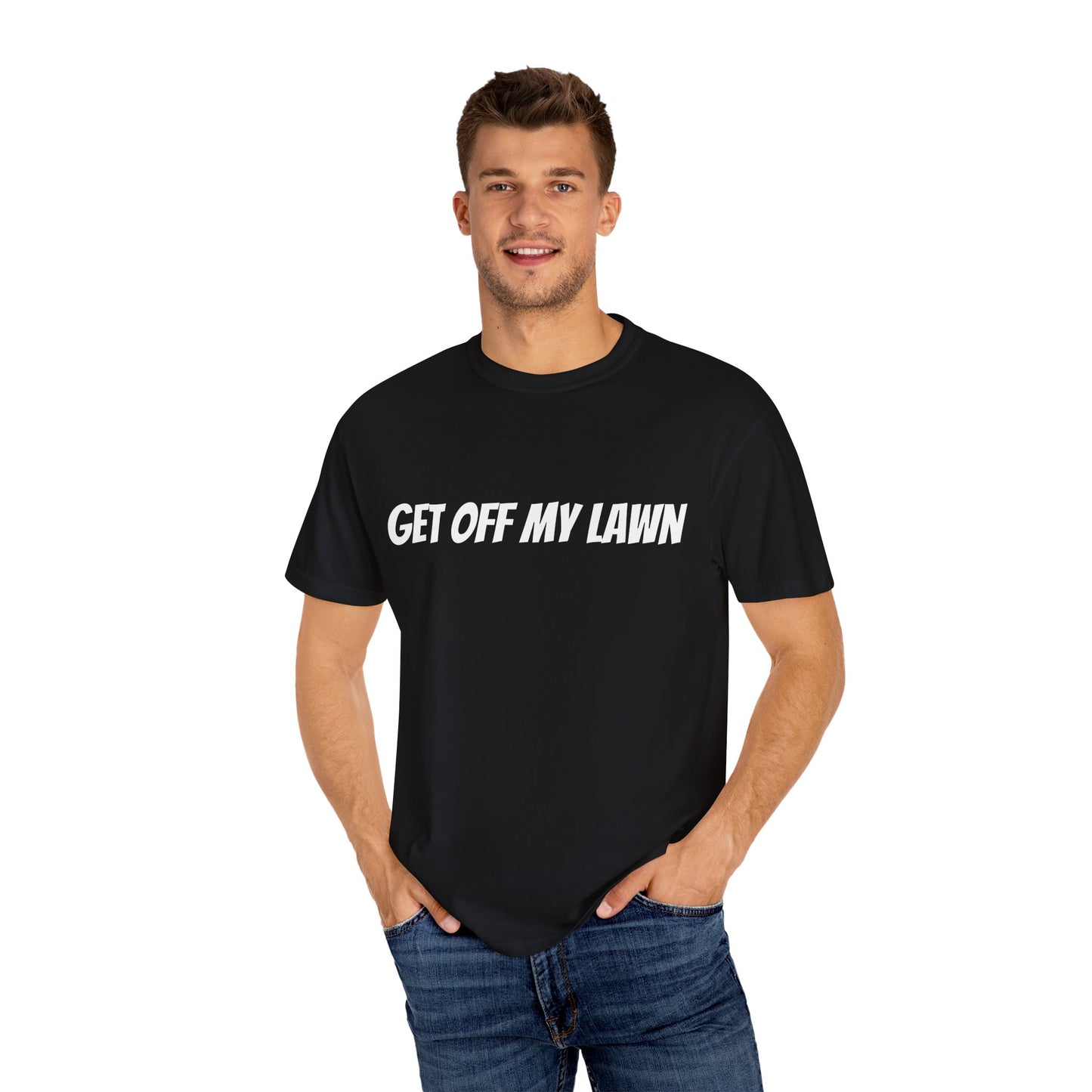 Get Off My Lawn Unisex Garment-Dyed T-shirt