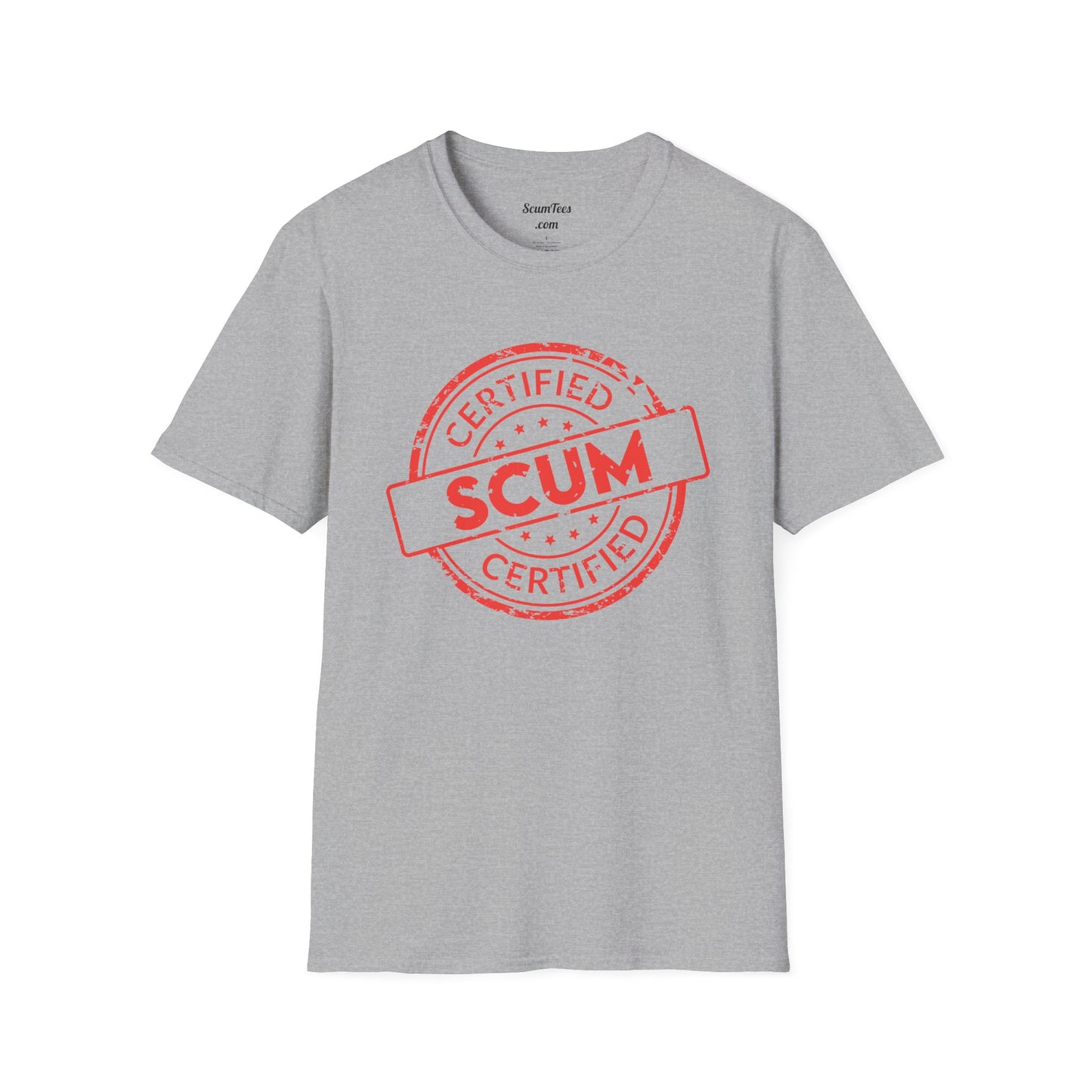 Certified Scum Unisex Softstyle T-Shirt