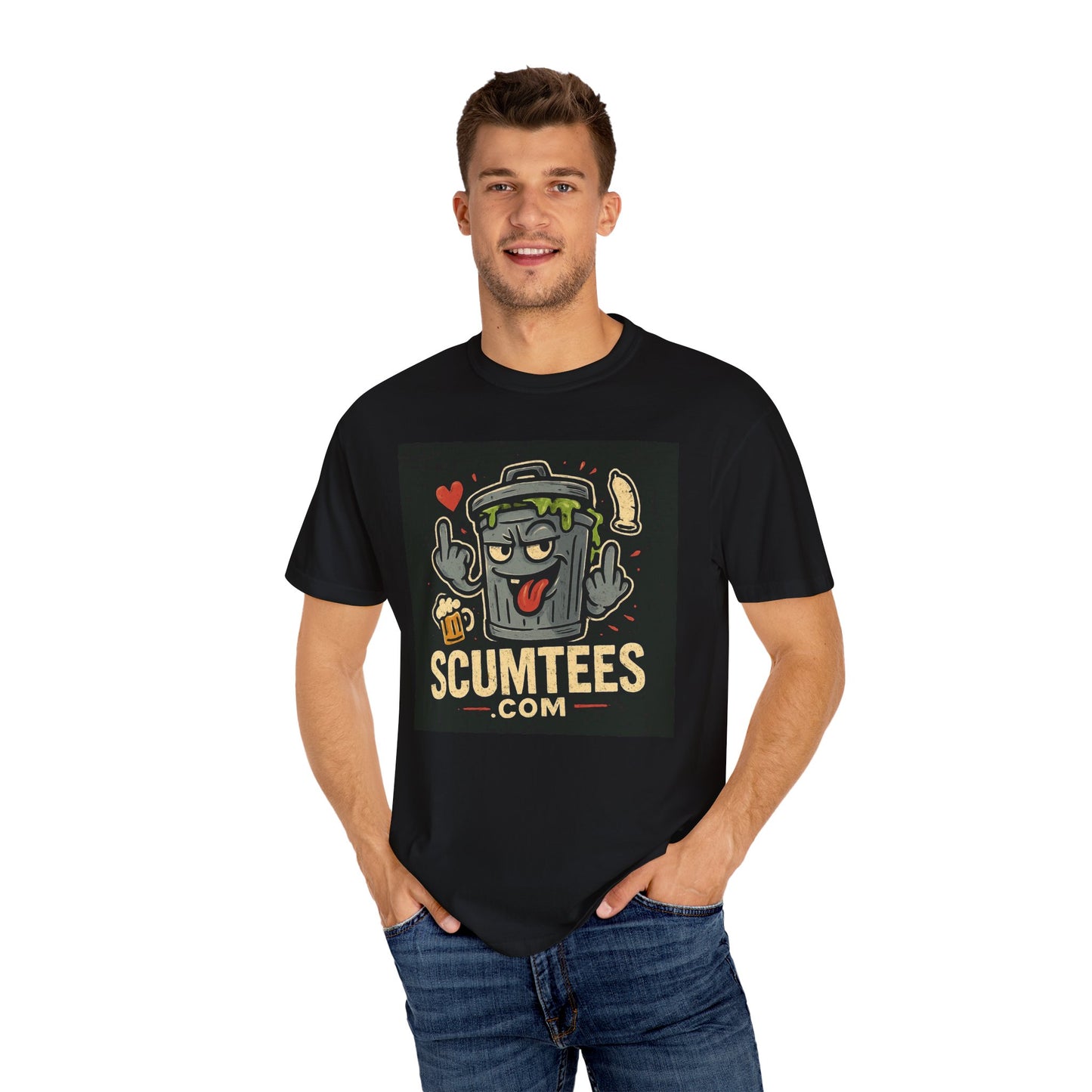 Scum Tees Original Unisex Garment-Dyed T-shirt