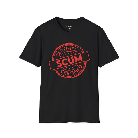 Certified Scum Unisex Softstyle T-Shirt