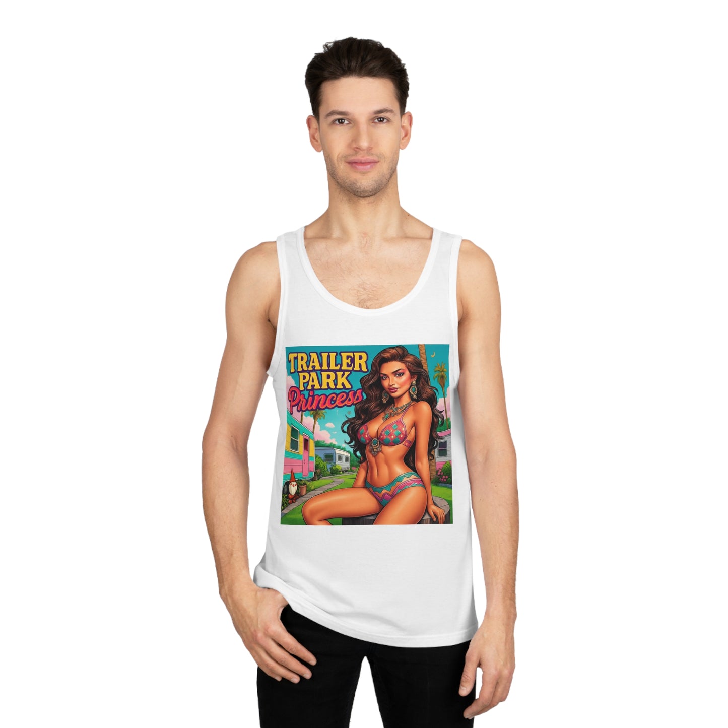 Trailer Park Princess Women's Flowy Racerback Tank