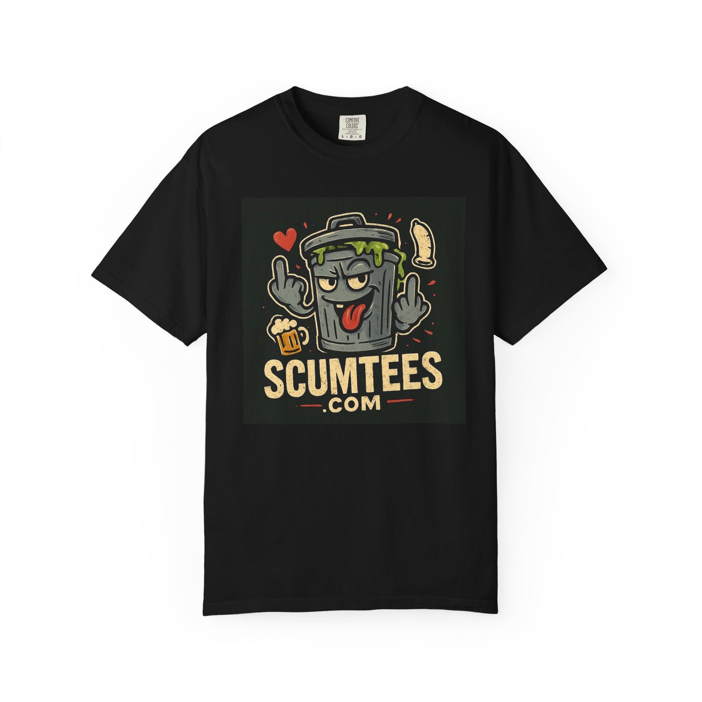 Scum Tees Original Unisex Garment-Dyed T-shirt