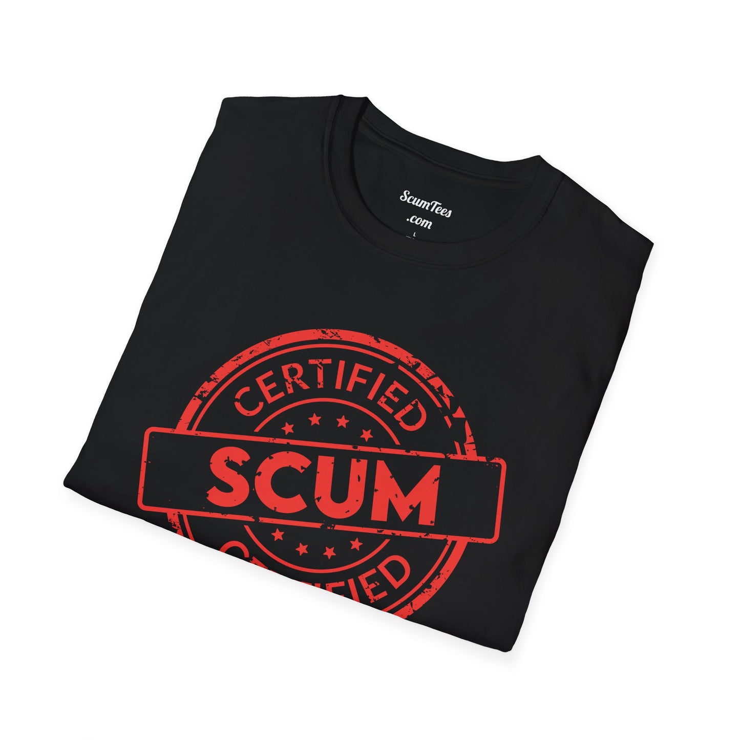 Certified Scum Unisex Softstyle T-Shirt