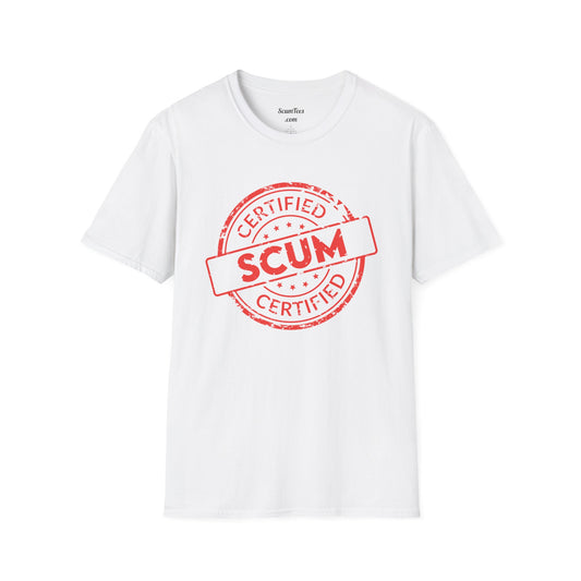 Certified Scum Unisex Softstyle T-Shirt