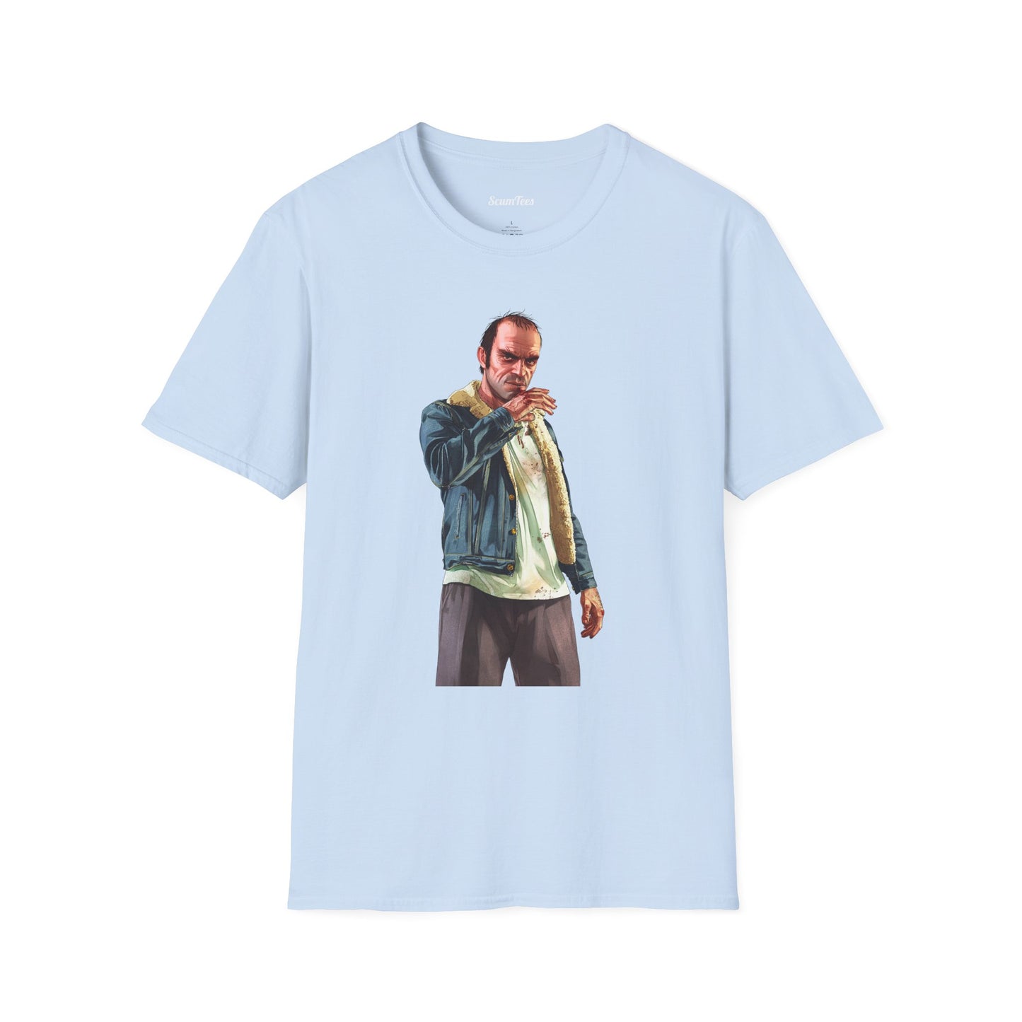 GTA Trevor Portrait T-Shirt — Video Game Character Graphic Tee