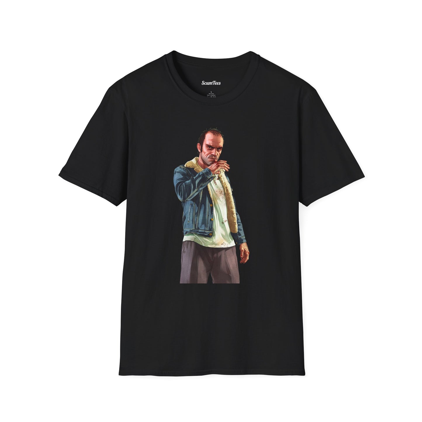GTA Trevor Portrait T-Shirt — Video Game Character Graphic Tee