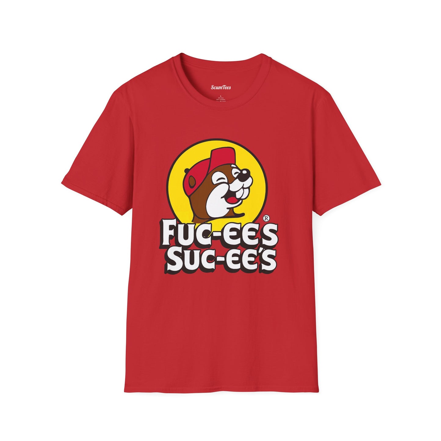 Funny Buc-ee’s Parody T-Shirt – "Fuc-ees Suc-ees" Logo Tee