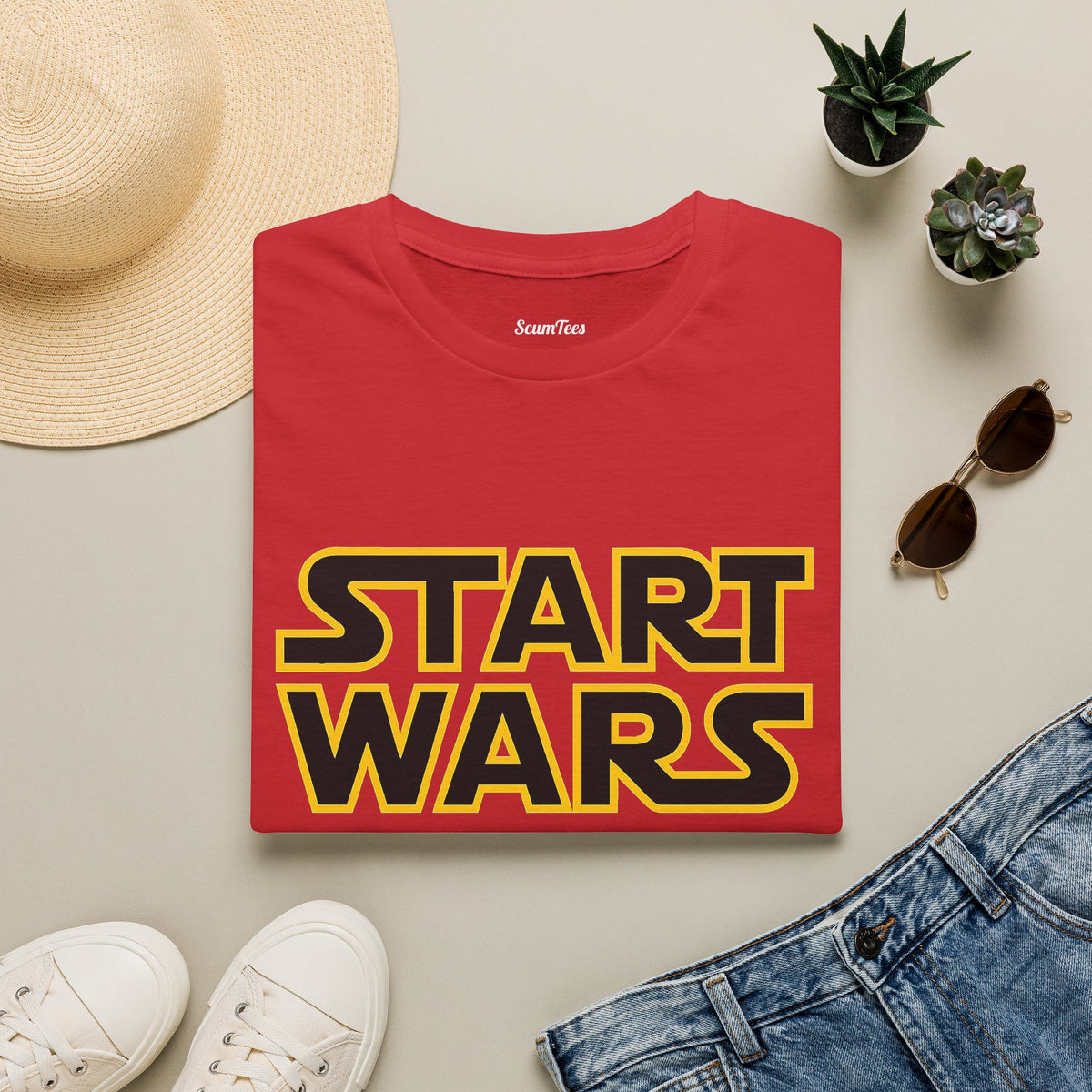 Start Wars T-Shirt — Funny Fitness Motivation Tee