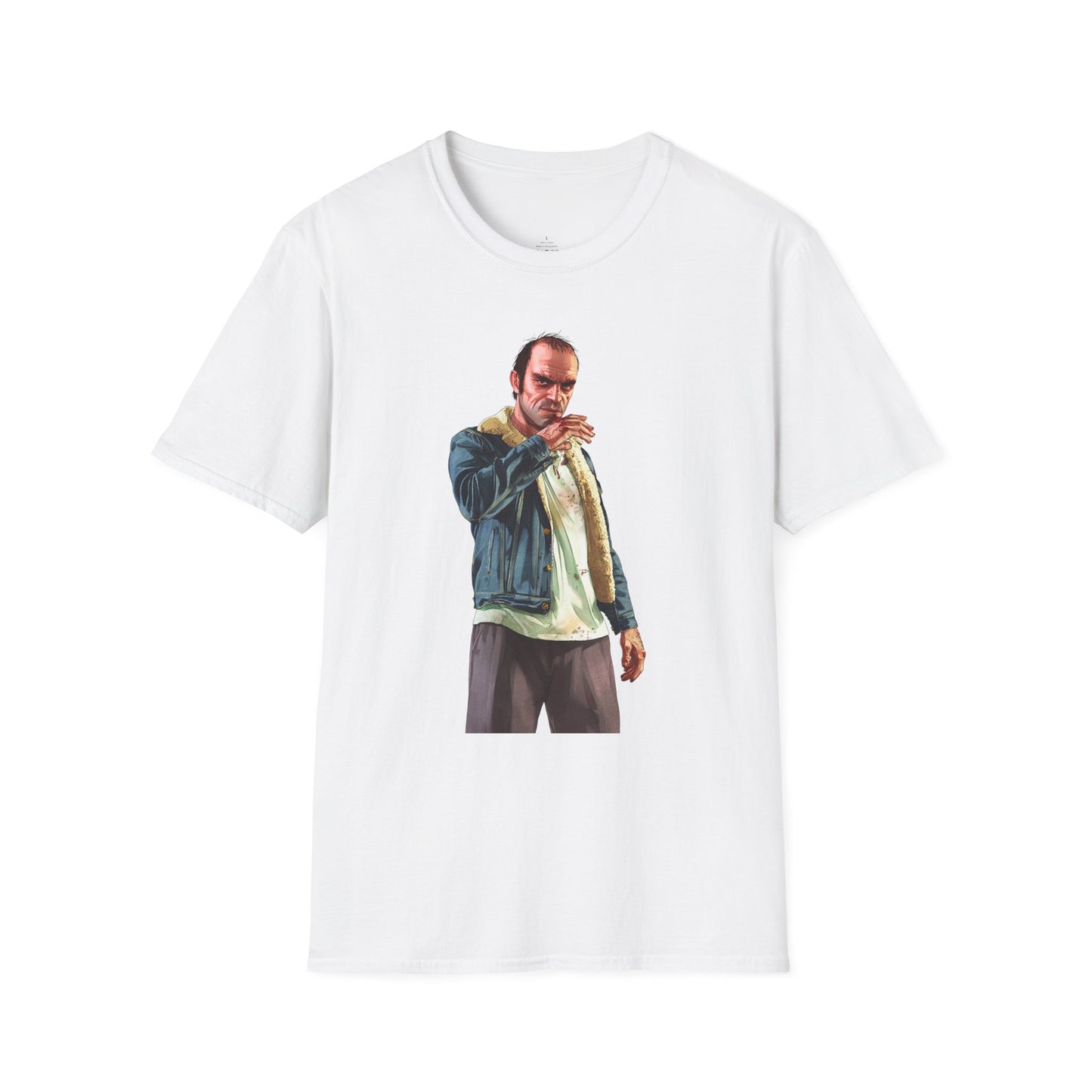 GTA Trevor Portrait T-Shirt — Video Game Character Graphic Tee