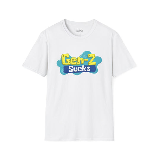 "Gen-Z Sucks" Retro Pop Statement Tee