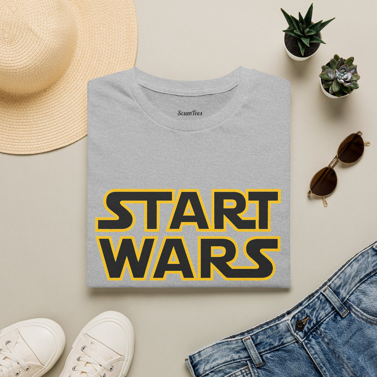 Start Wars T-Shirt — Funny Fitness Motivation Tee
