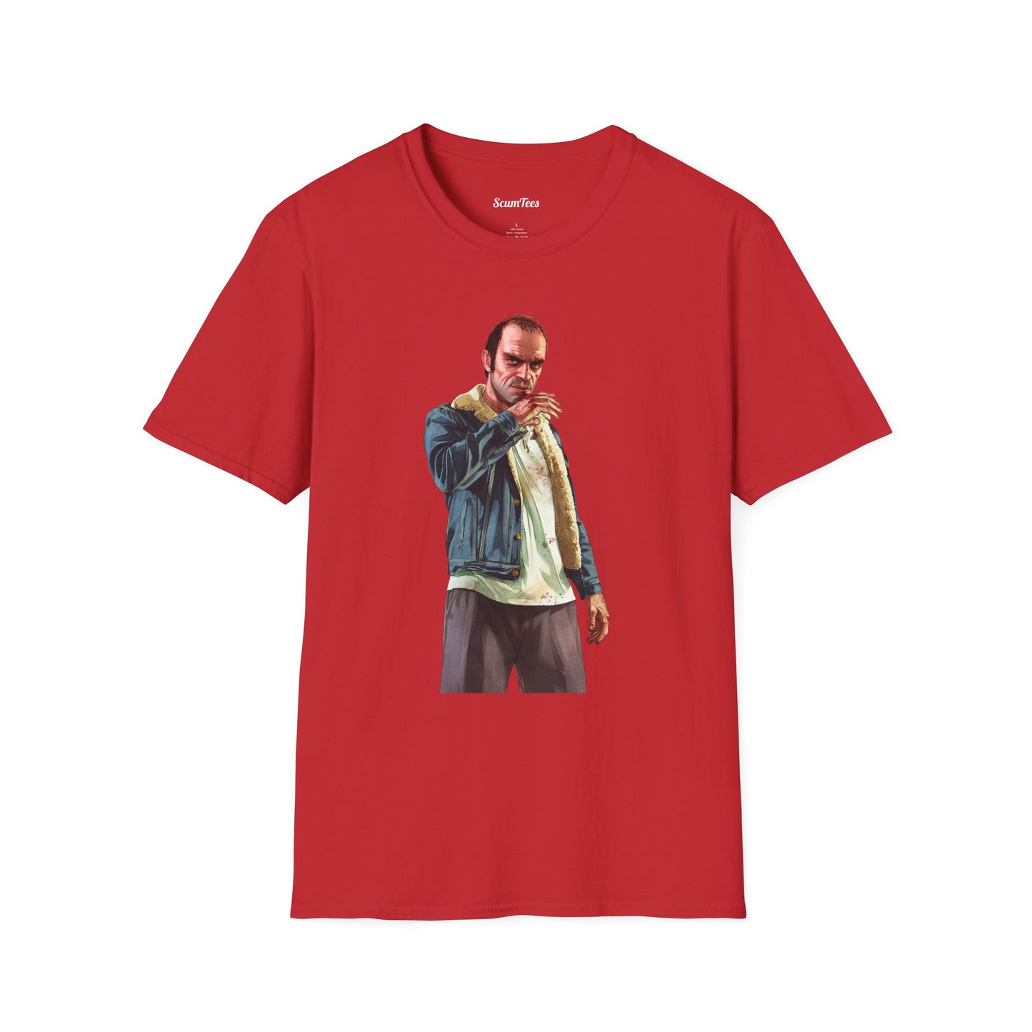 GTA Trevor Portrait T-Shirt — Video Game Character Graphic Tee