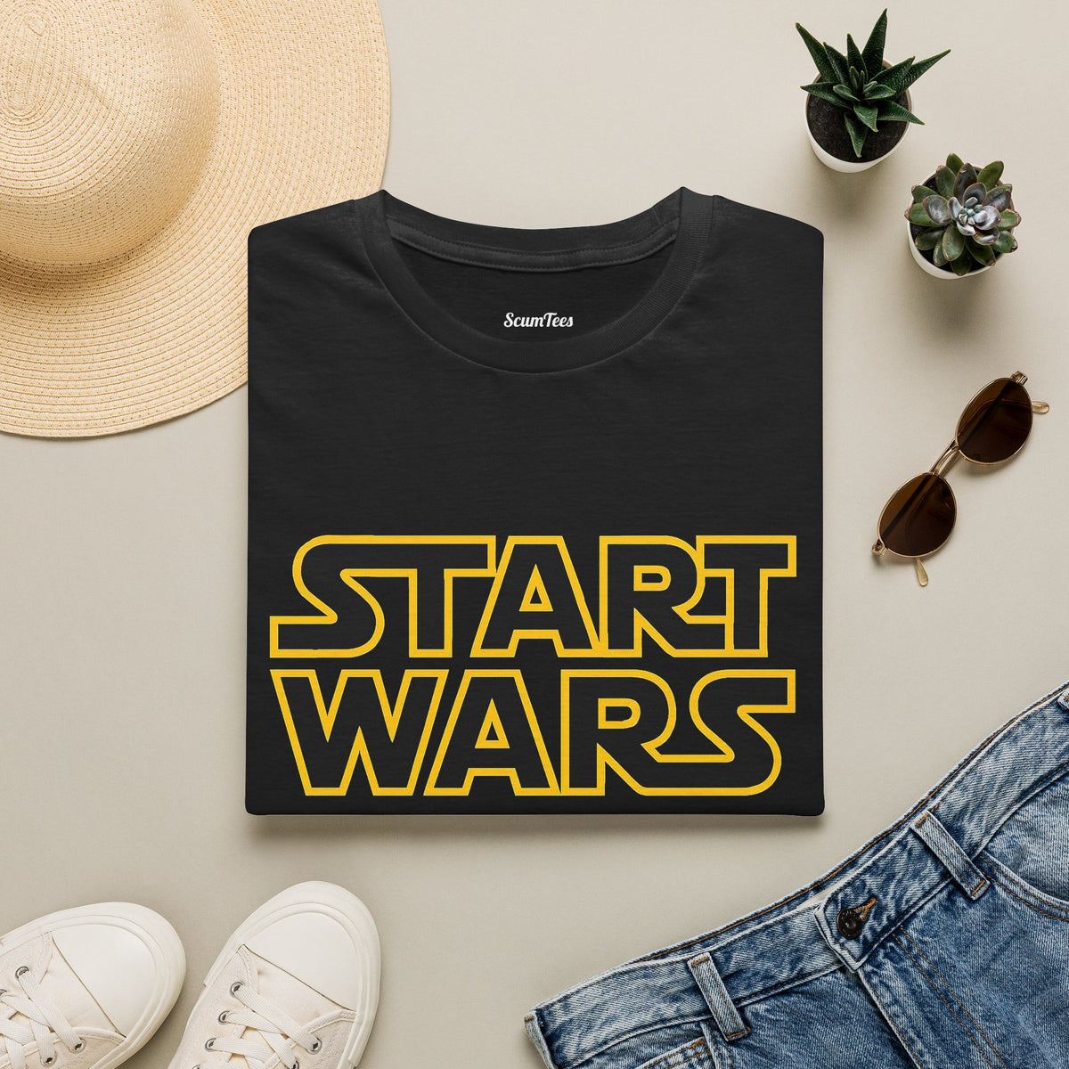 Start Wars T-Shirt — Funny Fitness Motivation Tee