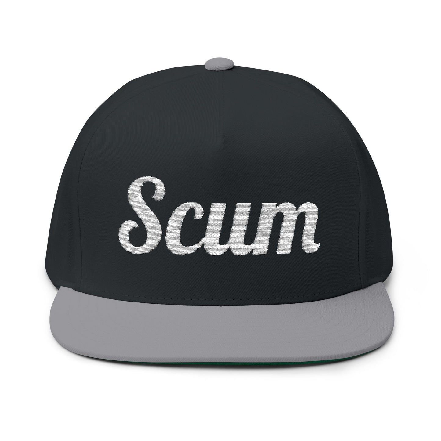 Scum Flat Bill Cap (Embroidery)