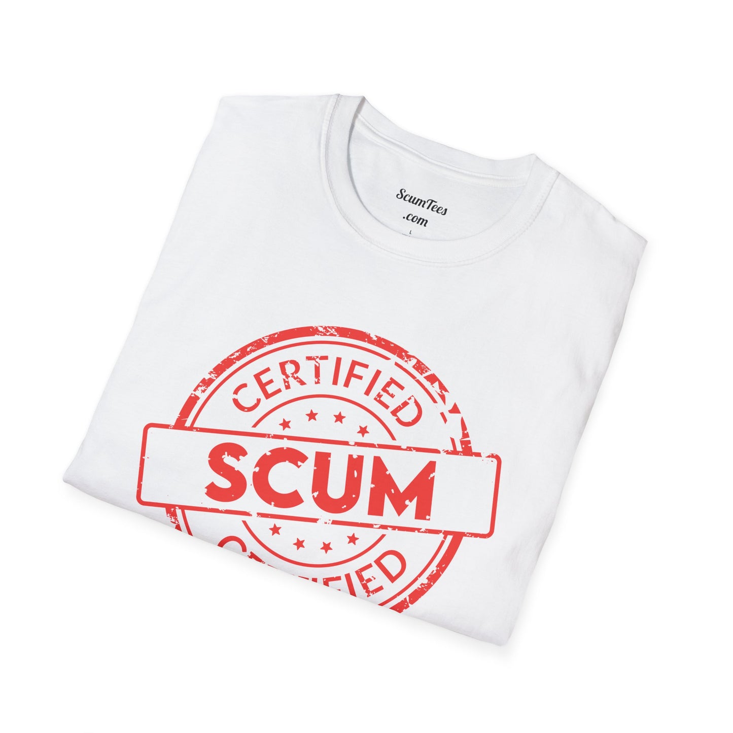 Certified Scum Unisex Softstyle T-Shirt