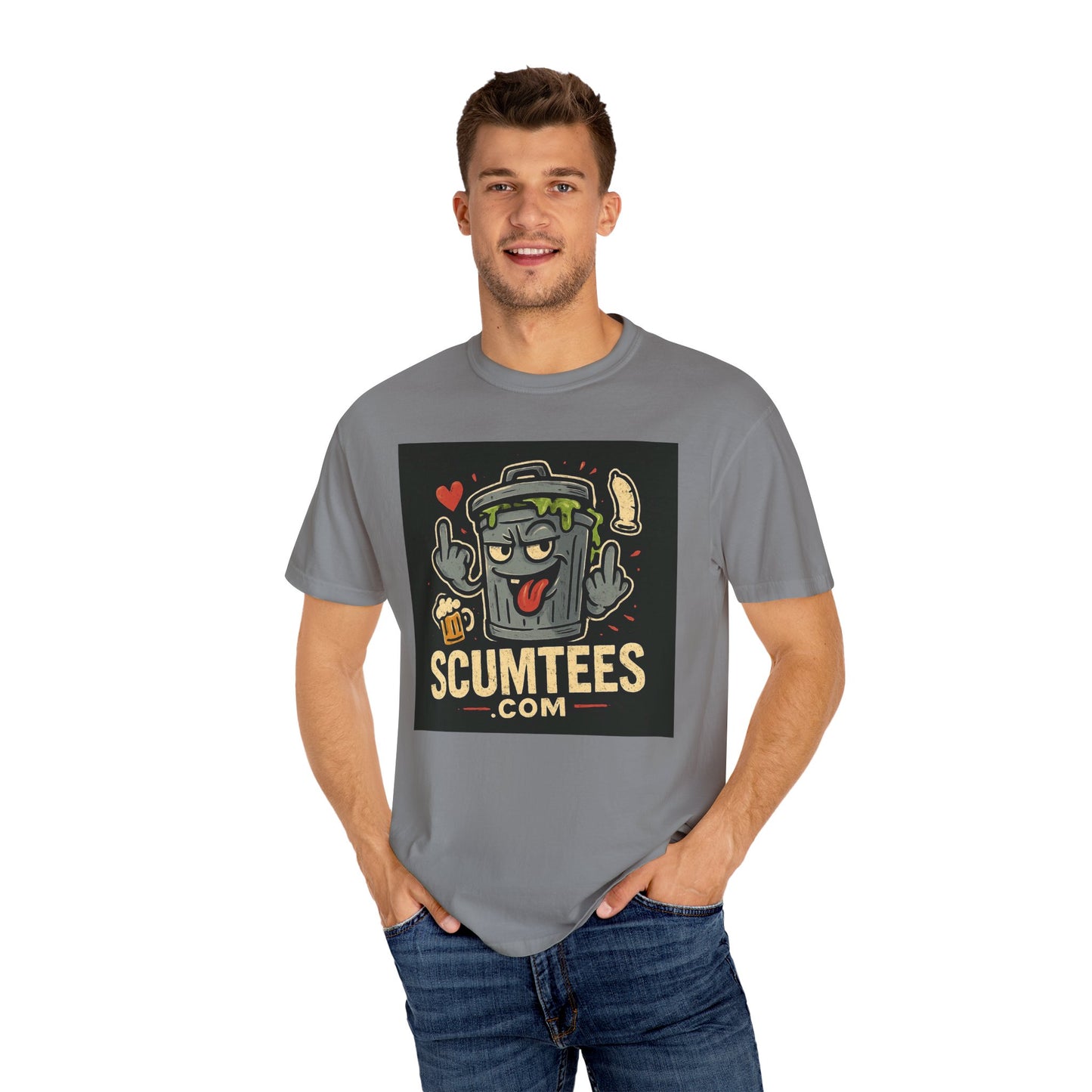 Scum Tees Original Unisex Garment-Dyed T-shirt