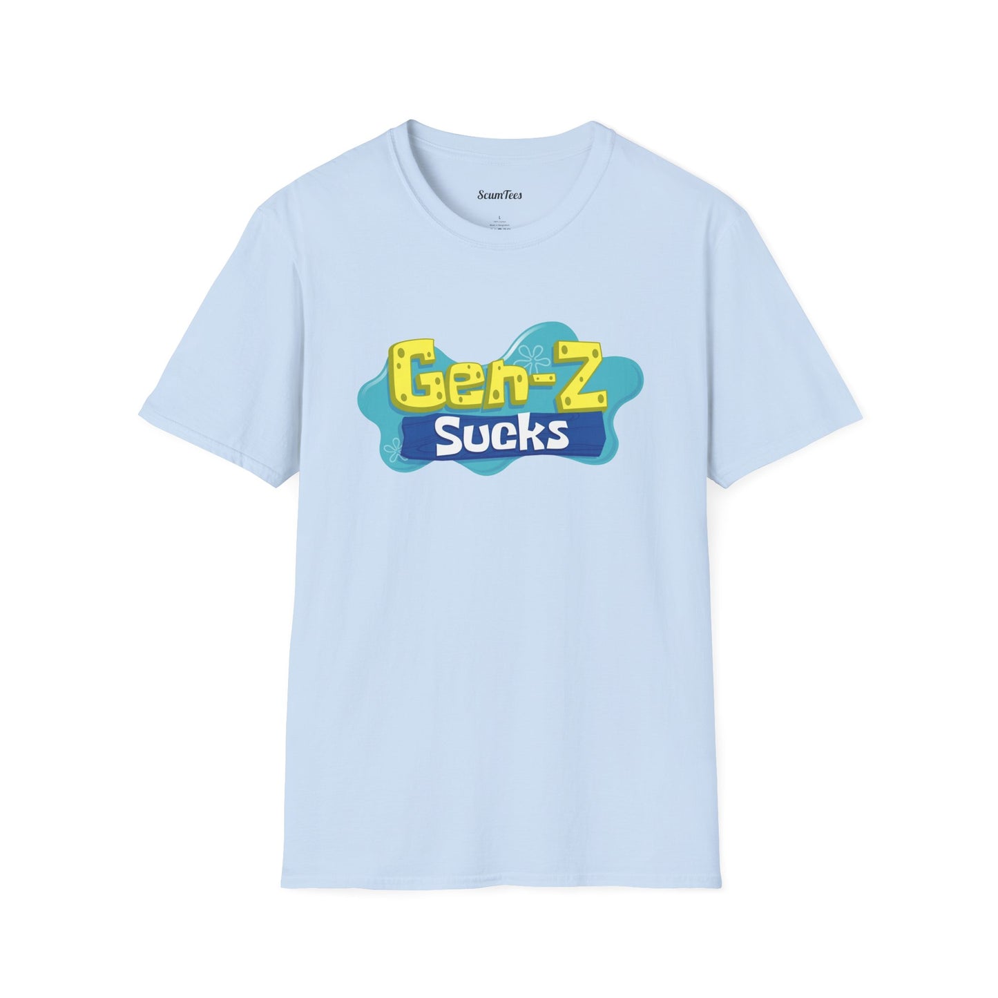 "Gen-Z Sucks" Retro Pop Statement Tee