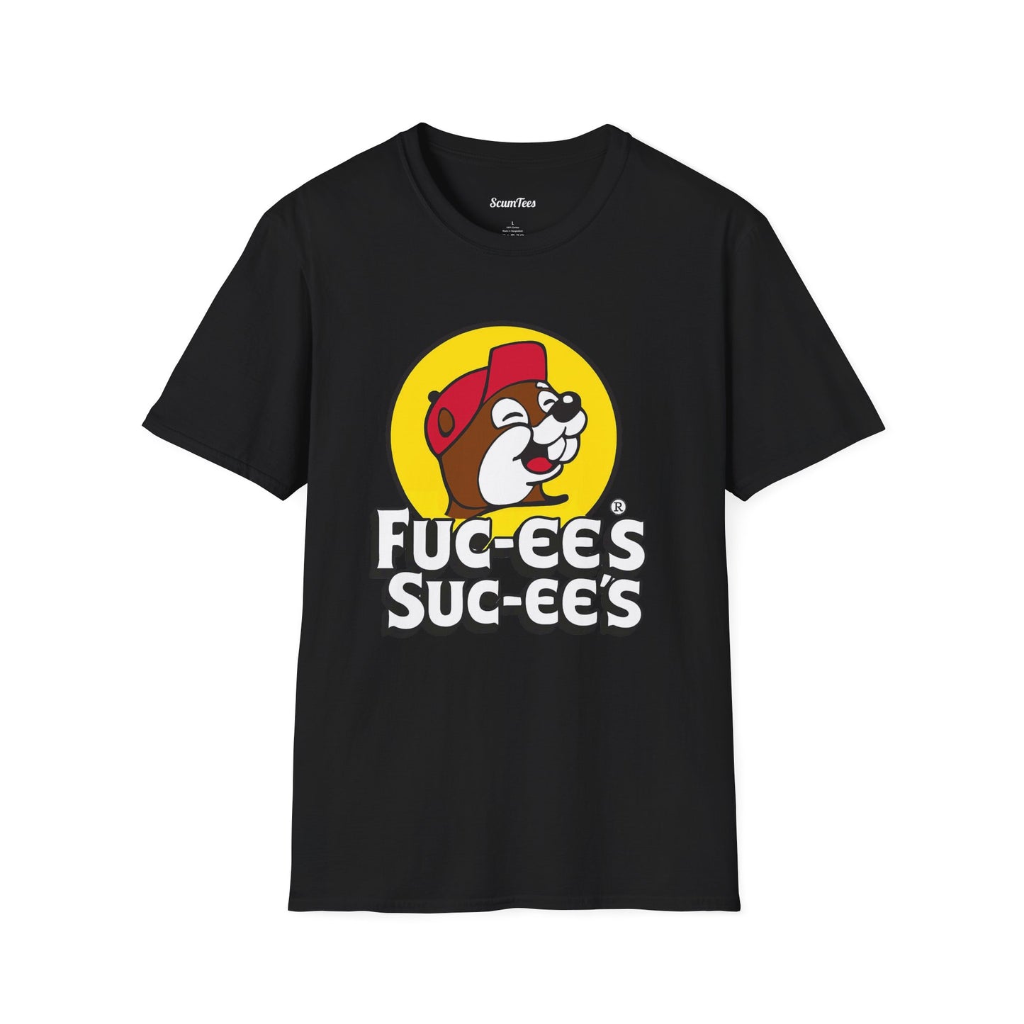 Funny Buc-ee’s Parody T-Shirt – "Fuc-ees Suc-ees" Logo Tee