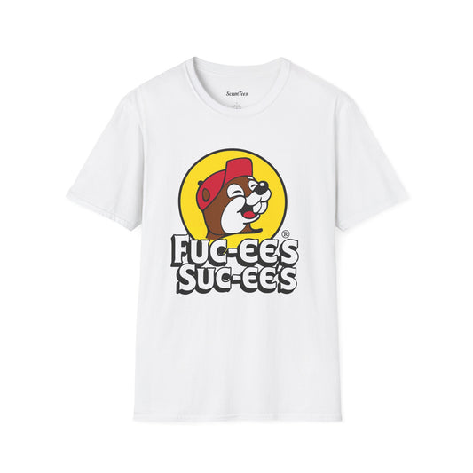Funny Buc-ee’s Parody T-Shirt – "Fuc-ees Suc-ees" Logo Tee