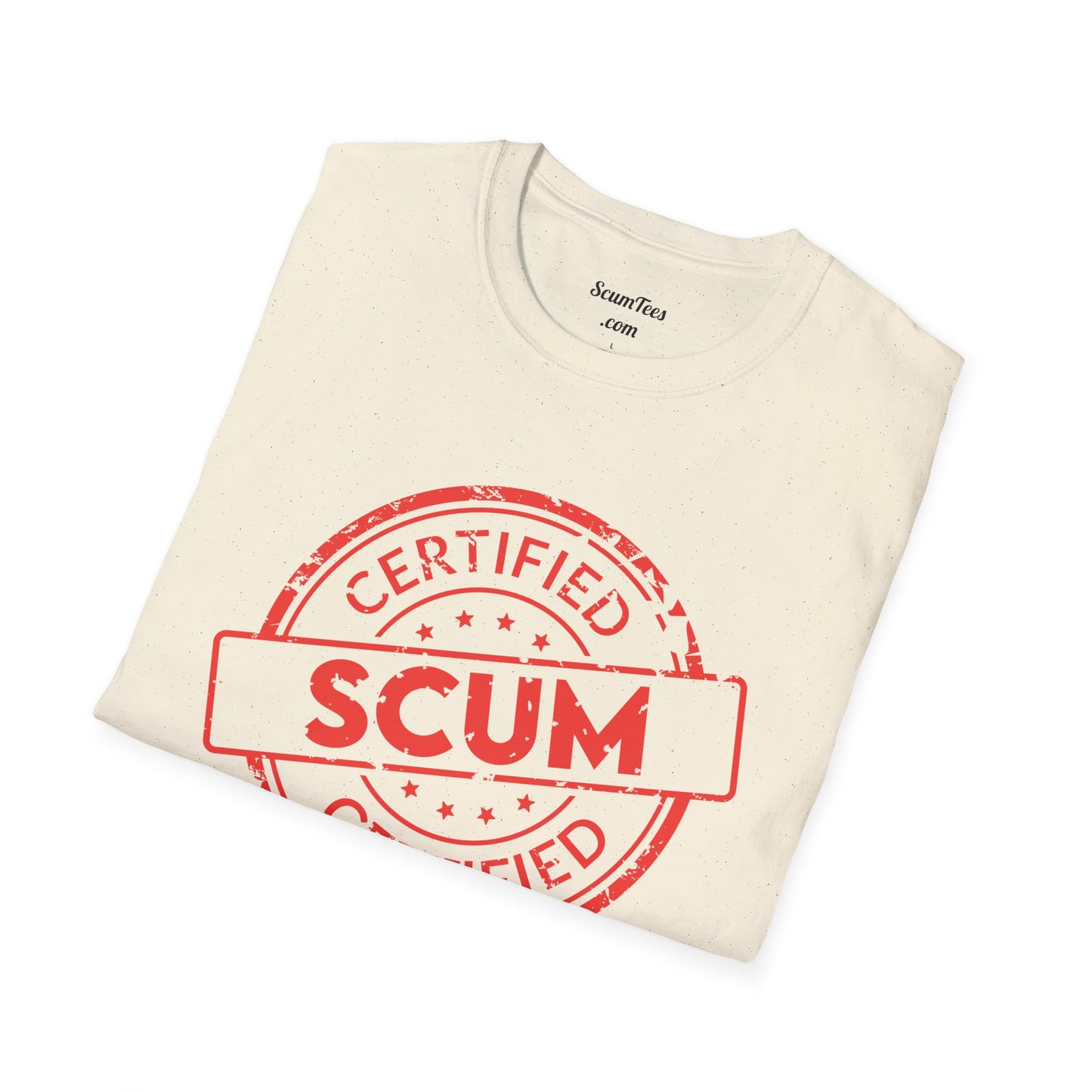 Certified Scum Unisex Softstyle T-Shirt