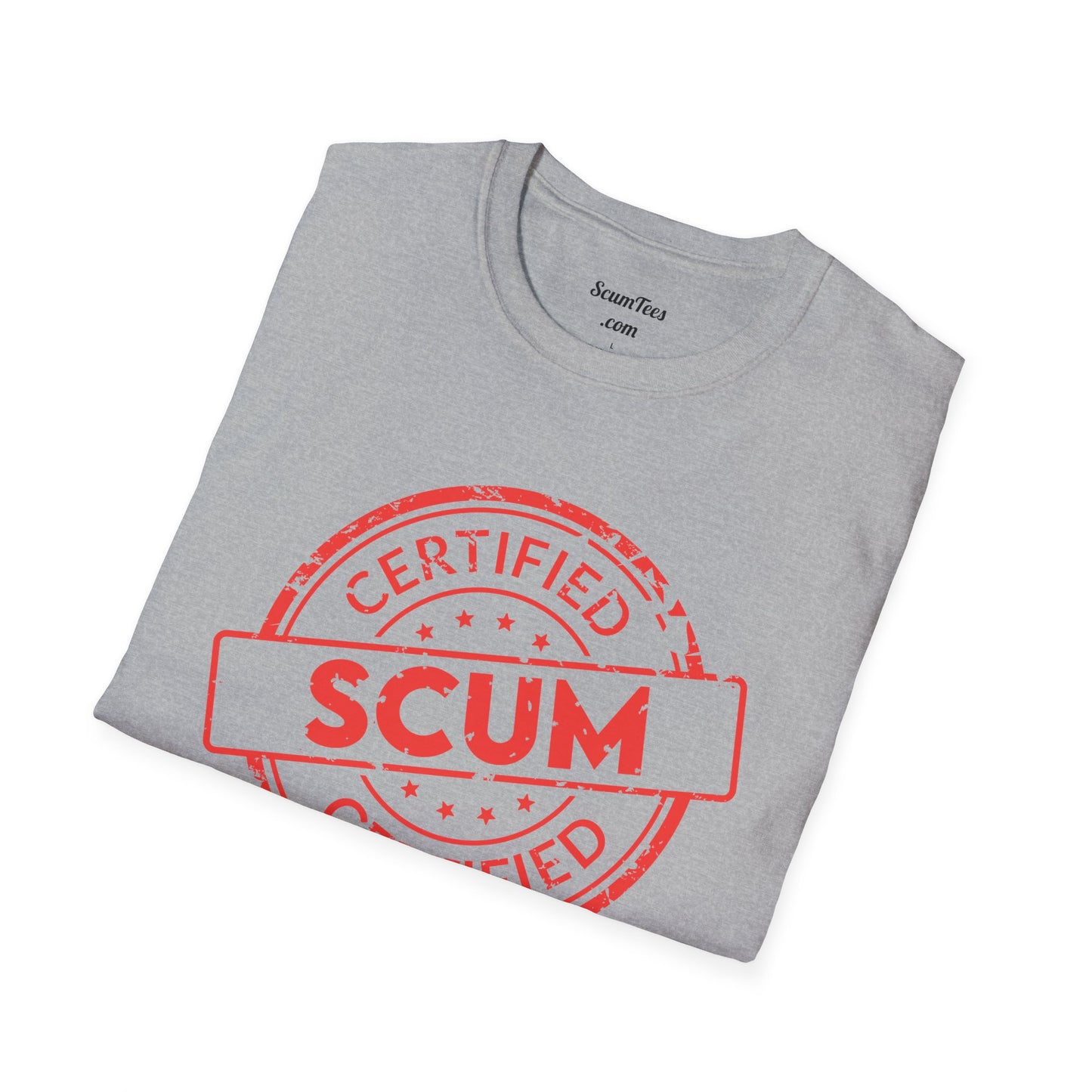 Certified Scum Unisex Softstyle T-Shirt