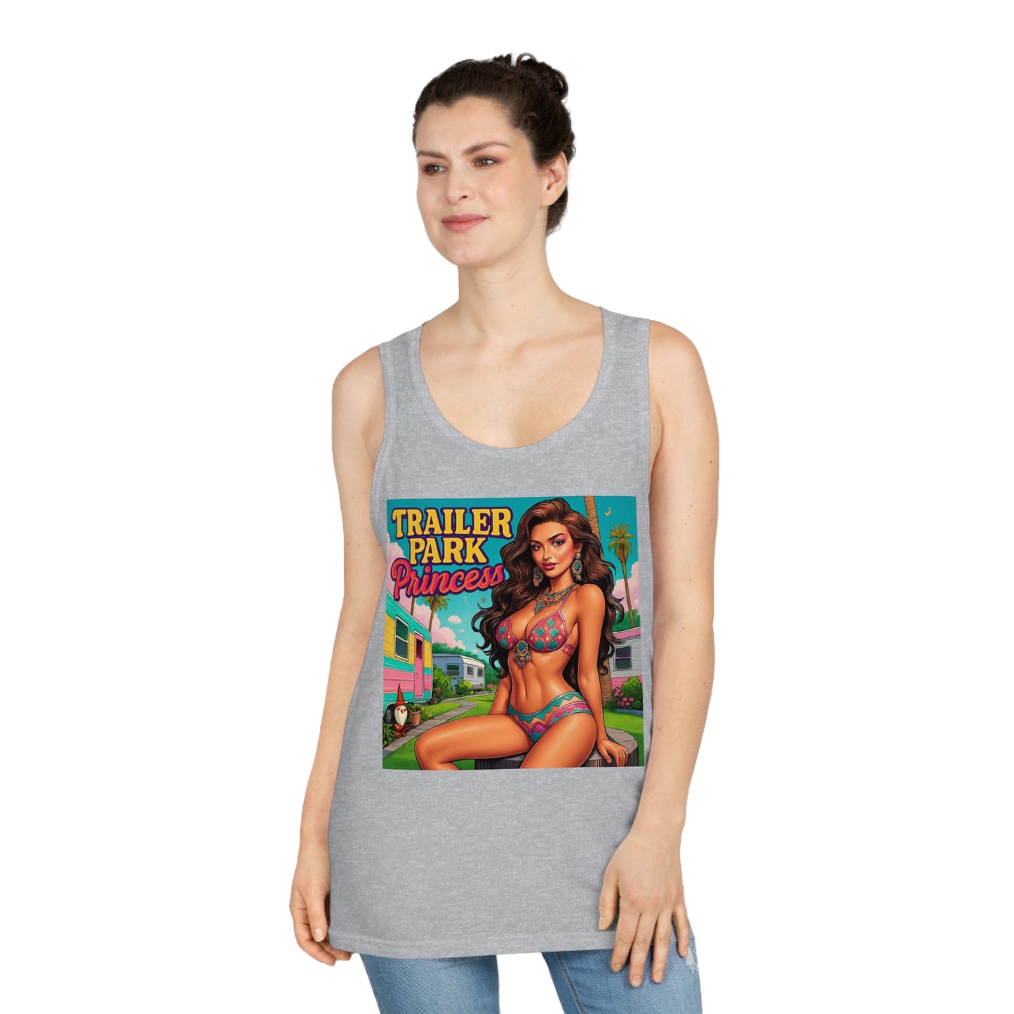 Trailer Park Princess Women's Flowy Racerback Tank