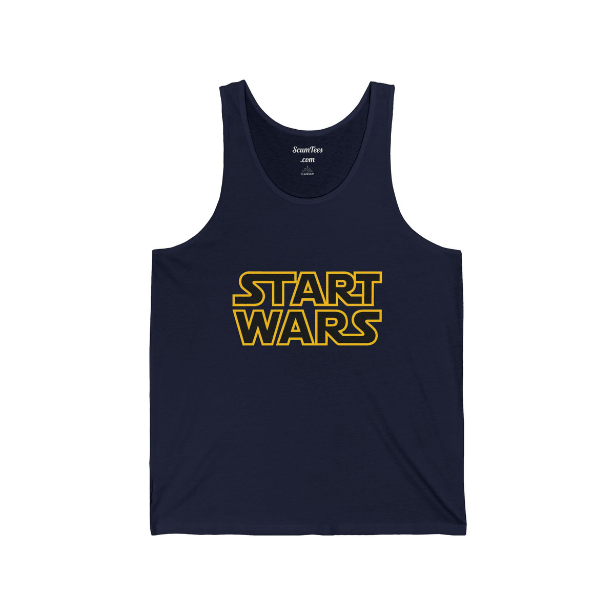 Tank Top — "Start Wars" Retro Sci‑Fi Logo Tank for Tech & Gamer Fans