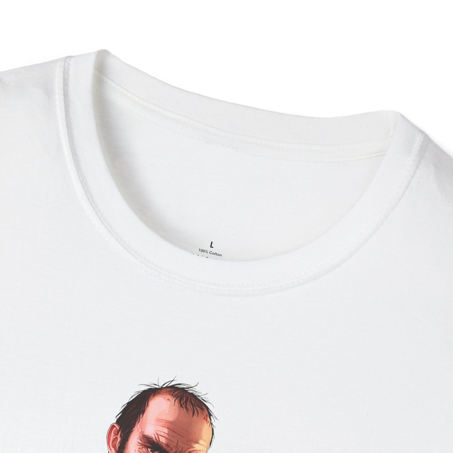GTA Trevor Portrait T-Shirt — Video Game Character Graphic Tee
