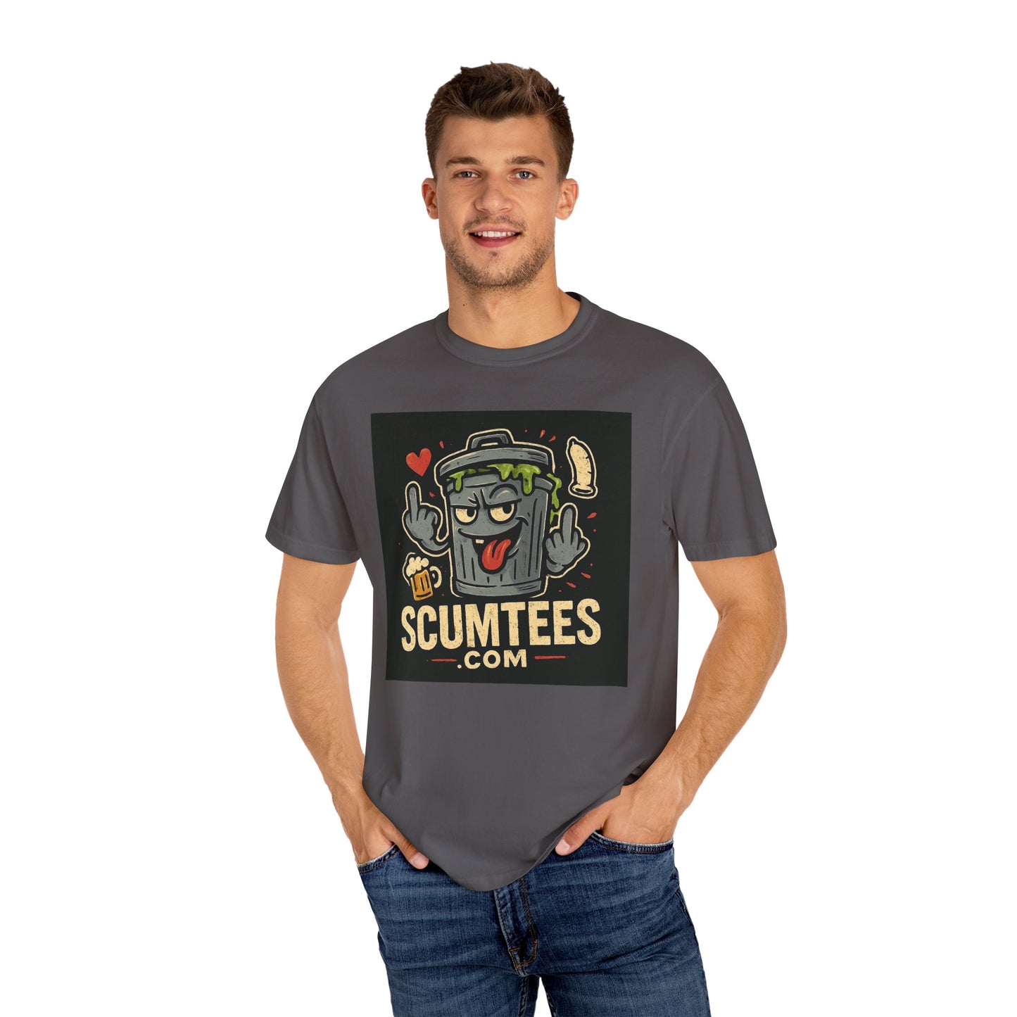 Scum Tees Original Unisex Garment-Dyed T-shirt