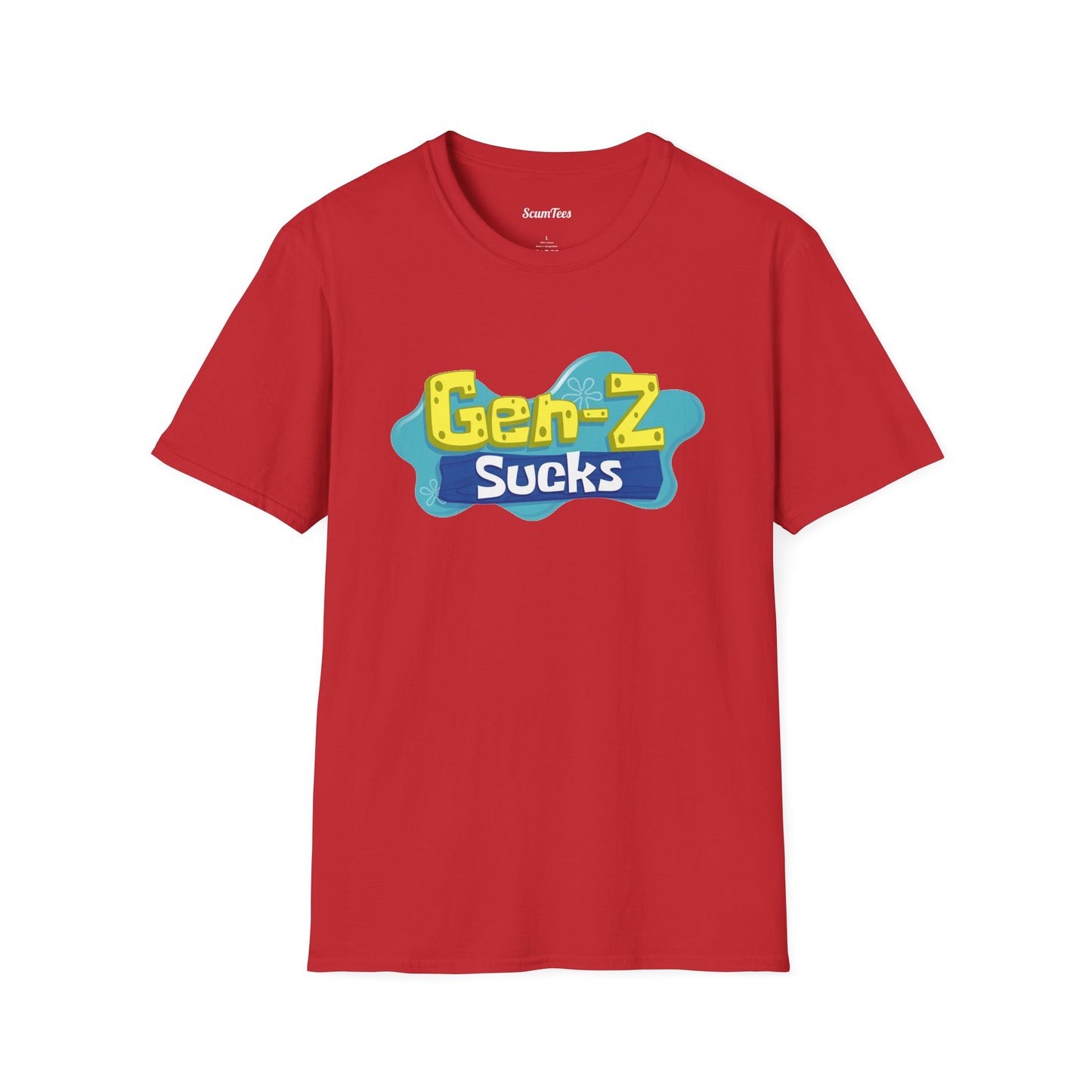 "Gen-Z Sucks" Retro Pop Statement Tee