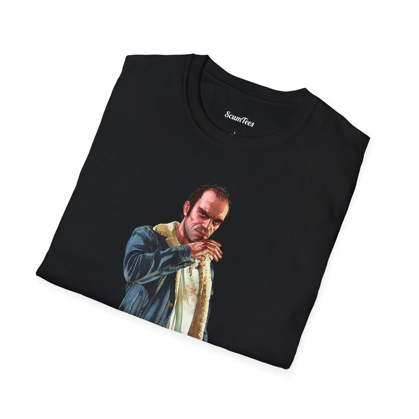 GTA Trevor Portrait T-Shirt — Video Game Character Graphic Tee