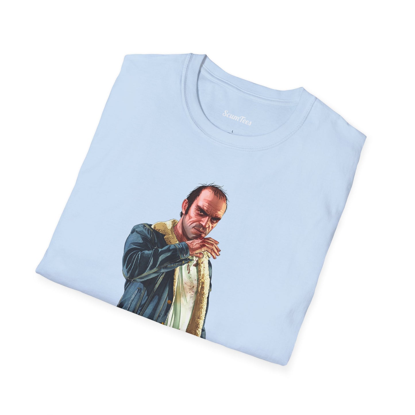 GTA Trevor Portrait T-Shirt — Video Game Character Graphic Tee