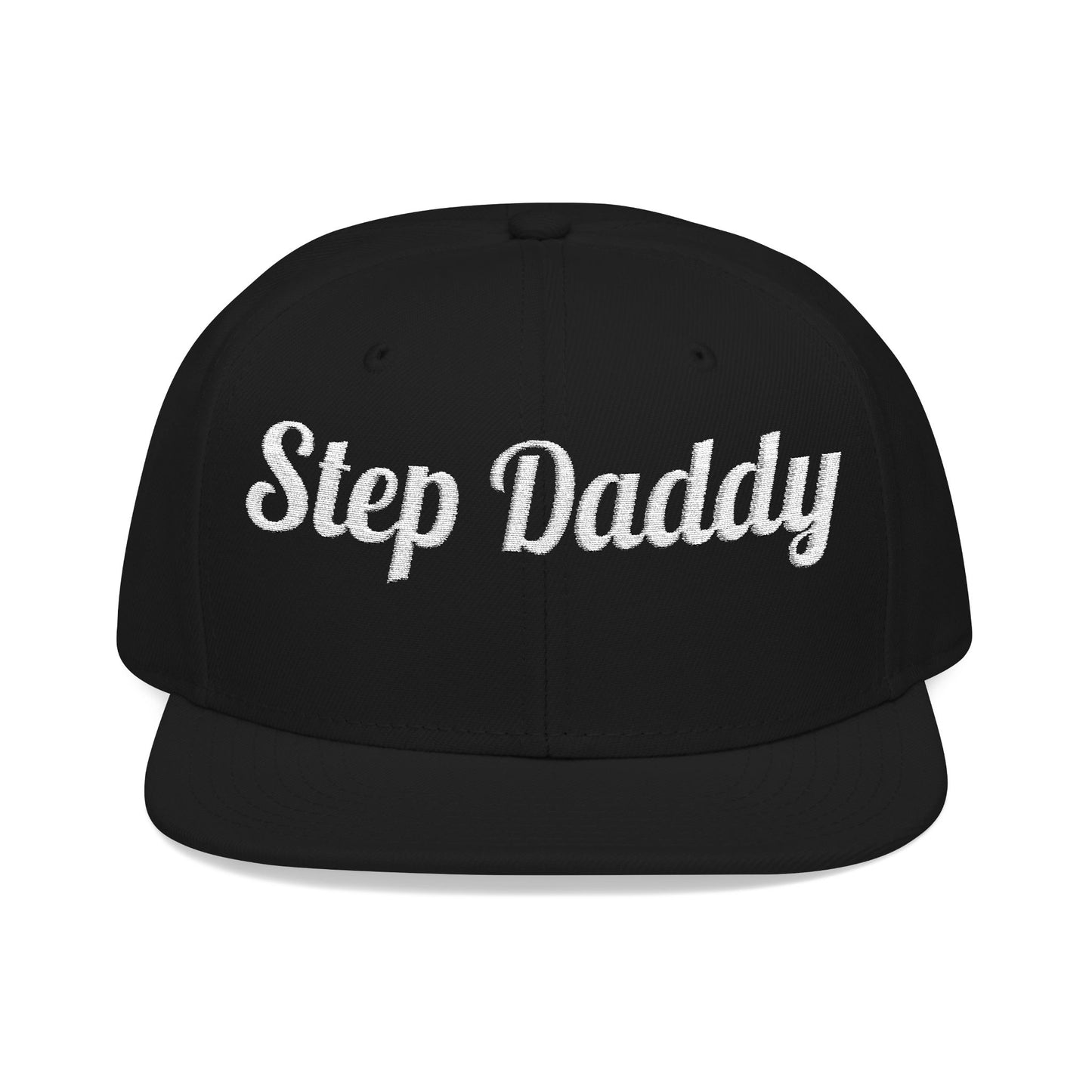Step Daddy Embroidered Snapback Cap - Trendy Cap for Dads, Perfect Gift for Fathers Day, Casual Wear, Street Style